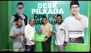 Dengan Penuh Semangat Firmasyah SH MH Datang Mengmbil Formulir Pendaftaran Calon Bupati Muaro Jambi 2024-2029 Ke DPC Partai PKB Muaro Jambi Tanpa Diwakil kan. 