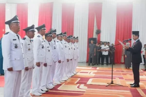 Kukuhkan Perpanjangan Masa Jabatan 149 Kades Se Kabupaten Muaro Jambi, Ini Harapan Pj Bupati Raden Najmi